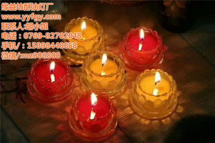 祭祖玻璃蓮花燈 緣益坊酥油燈廠 玻璃蓮花燈